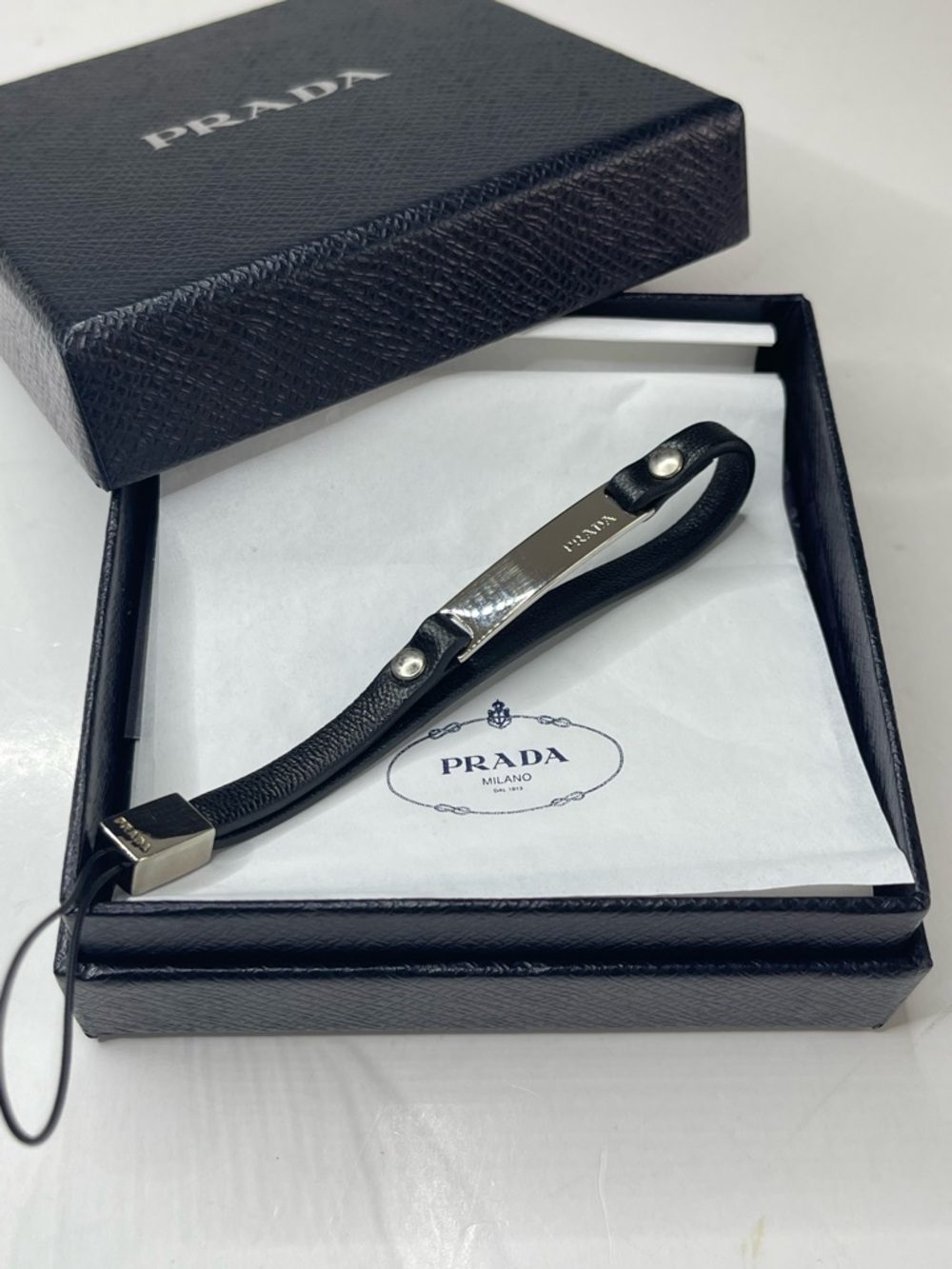 Prada phone strap with box